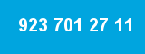 923 701 27 11 923 701 27 11